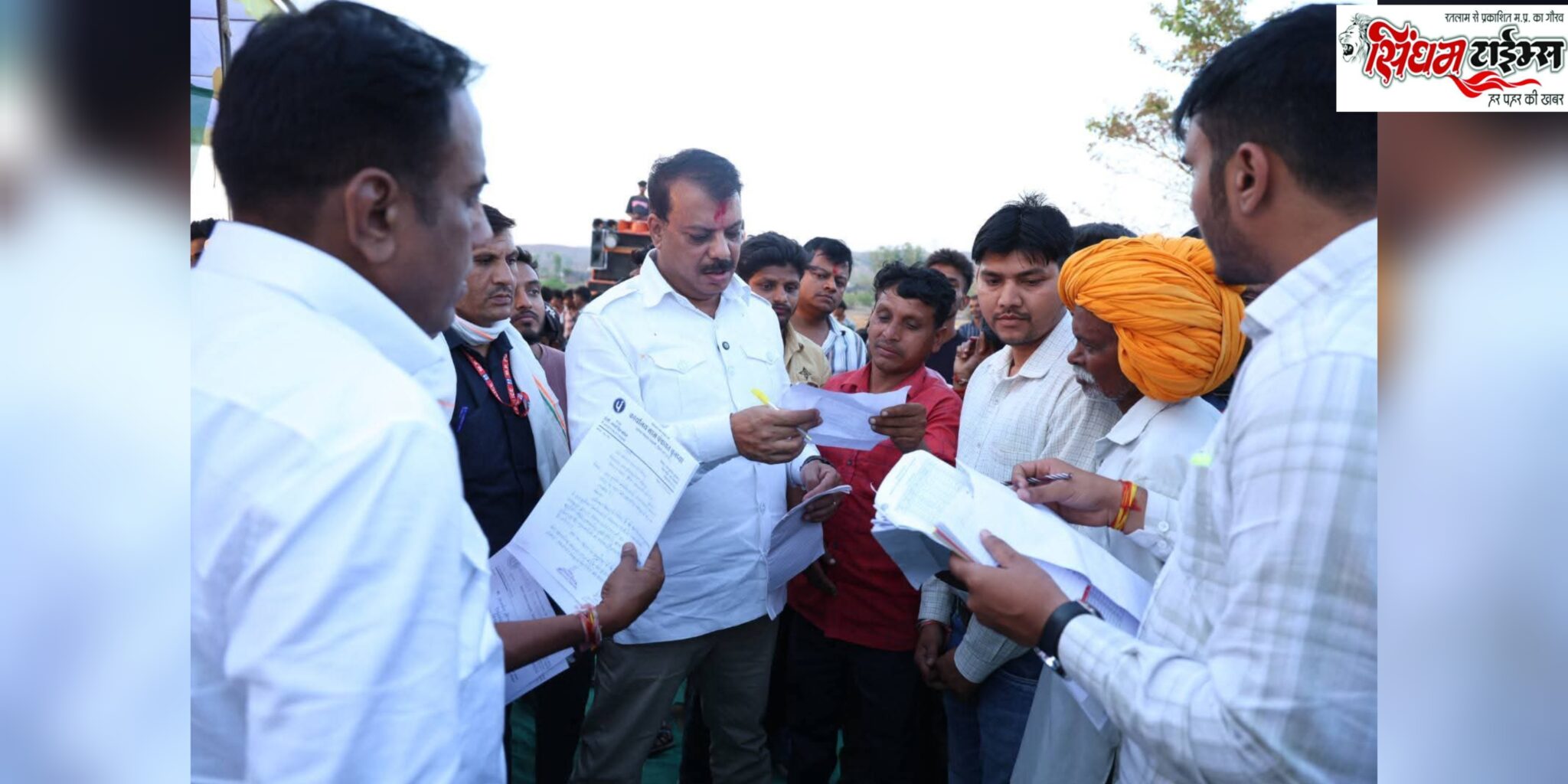 विधानसभा क्षेत्र के दौरे पर है नेता प्रतिपक्ष उमंग सिंघार