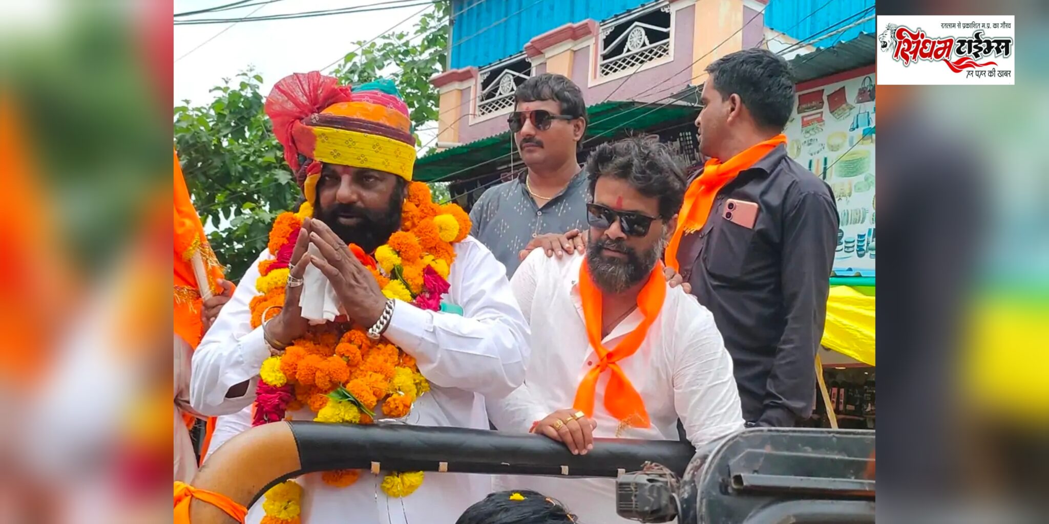 मनावर में सेन समाज का महाकुंभ, निकला भव्य चल समारोह